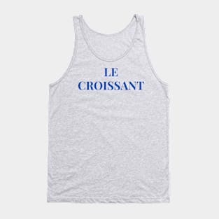 Le Croissant Simple Text Tank Top